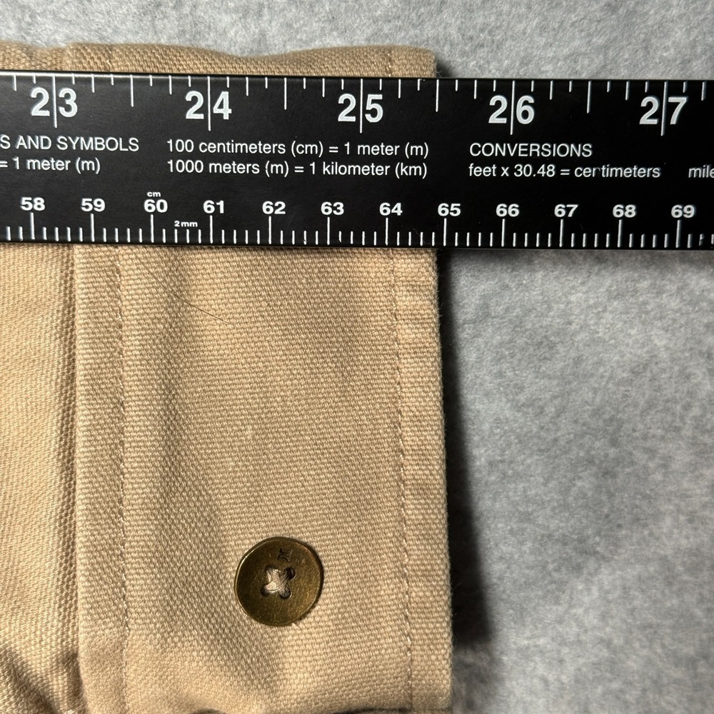 Hurley Canvas Jacket with Built‑In Hood — Men's Small — Tan - Picture 11 of 11